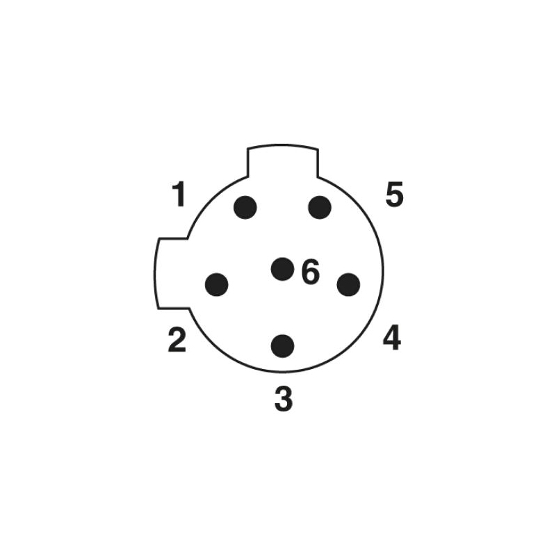 M12 6pins C code male to male right angle molded cable,shielded,PVC,-40°C~+105°C,22AWG 0.34mm²,brass with nickel plated screw