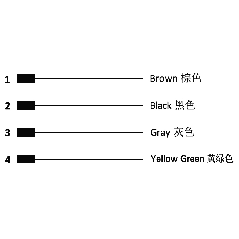 M12 4pins L code female straight front panel mount connector PG9 thread,unshielded,single wires,brass with nickel plated