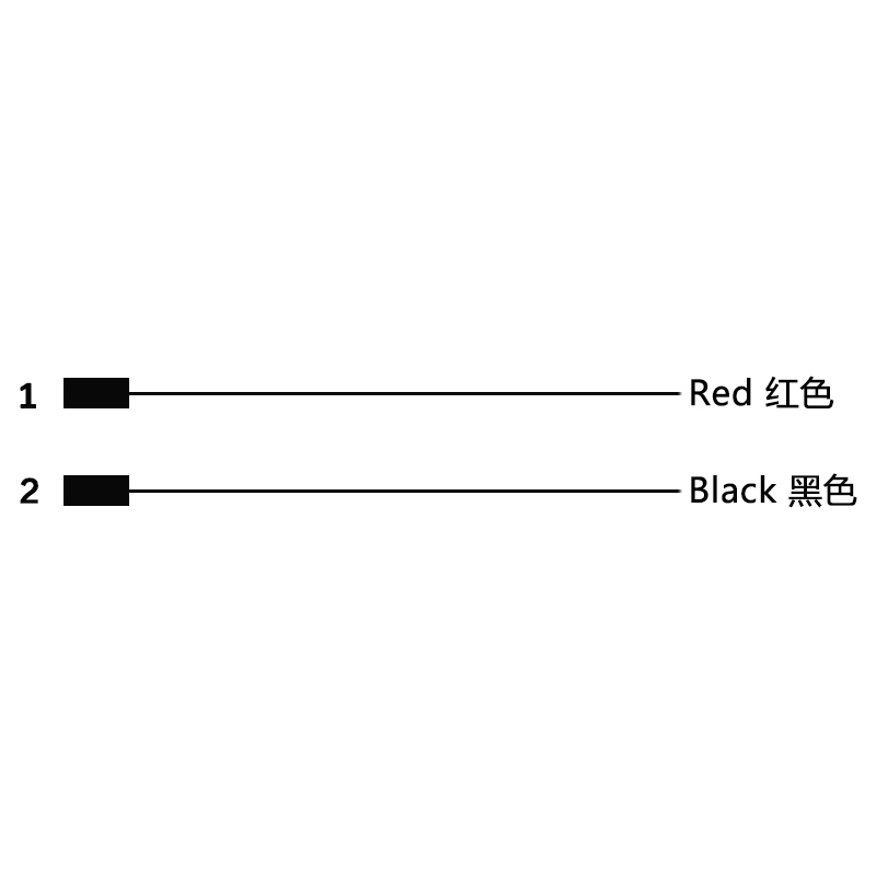 M16 2pins A code male right angle molded cable,unshielded,PUR,-40°C~+105°C,18AWG 0.75mm²,brass with nickel plated screw