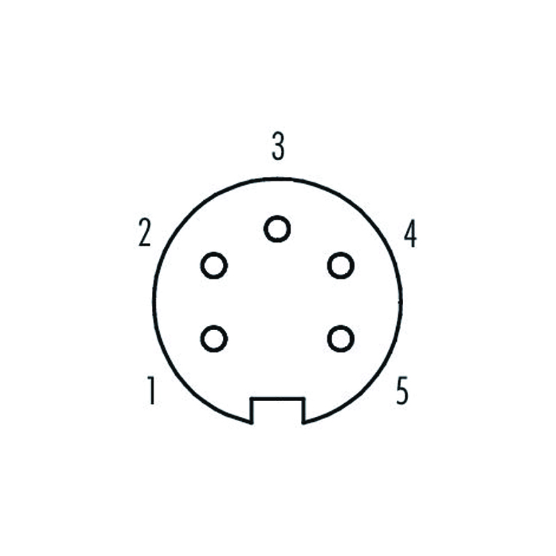 M16 5pins A code female right angle plastic assembly connector,shielded,brass with nickel plated housing,suitable cable diameter 4.0mm-6.0mm