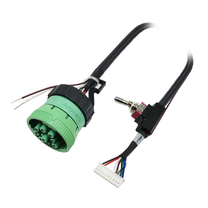 Amphenol connector to Molex 5264-10+Switch